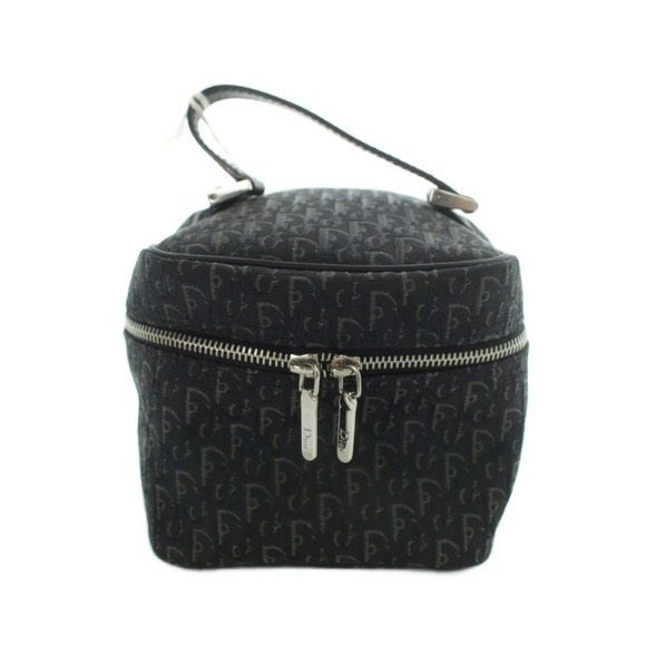 Dior Handbags - Christian Dior Pouch Clutch Vanity Case Accessory Canvas Trotter Black